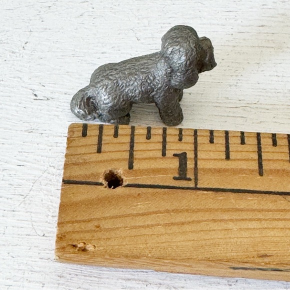 Vintage Rawcliffe Pewter Miniature Figurine Dog Signed P Davis 1986 - Picture 9 of 11